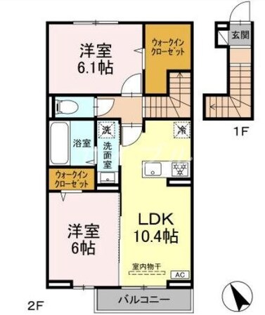 ソレアードの物件間取画像